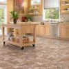 Congoleum ArmorCore Terrace Paver 12-ft W Cut-to-Length Pale Smoke Stone Look Low-Gloss Finish Sheet Vinyl