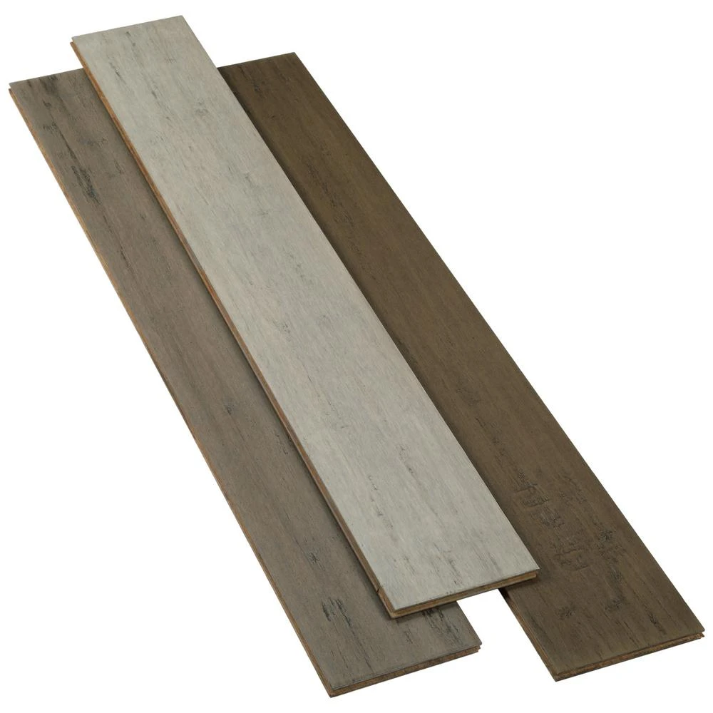 Home Decorators Collection Hand Scraped Strand Woven Terra Cotta 3/8 In. T X 5-1/5 In. W X 36.22 In. L Solid Bamboo Flooring (26.14 Sq. Ft. / Case) - Image 5