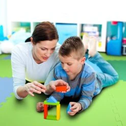 FlooringInc Premium Interlocking Foam Tiles 2'x2' - Pink (16 Tiles)