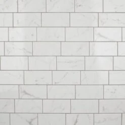 Merola Tile Classico Carrara Glossy 3 In. X 6 In. Ceramic Subway Wall Tile (6.03 Sq. Ft. / Case)