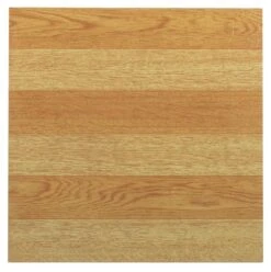 Achim Sterling Light Oak Plank 12-in X 12-in Water Resistant Peel And Stick Vinyl Tile Flooring (45-sq Ft)