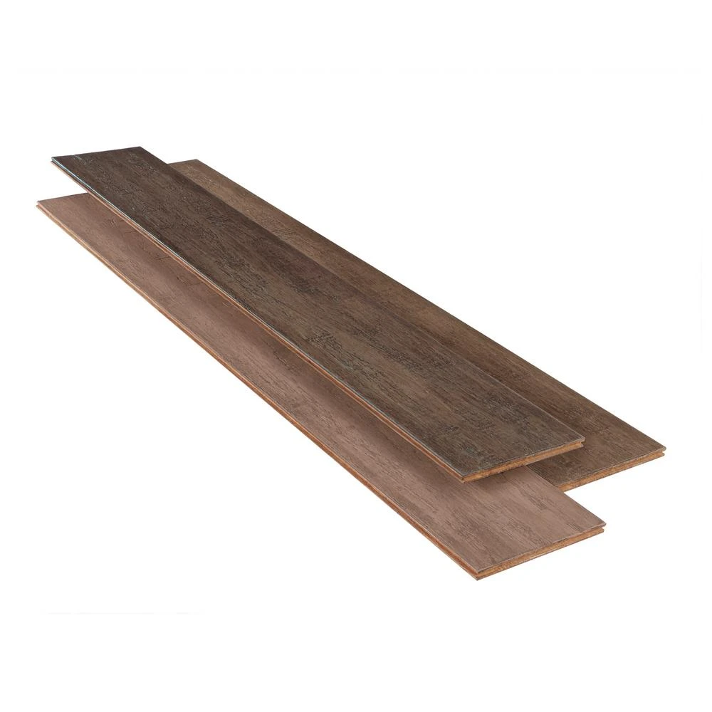 Home Decorators Collection Hand Scraped Strand Woven Terra Cotta 3/8 In. T X 5-1/5 In. W X 36.22 In. L Solid Bamboo Flooring (26.14 Sq. Ft. / Case) - Image 7