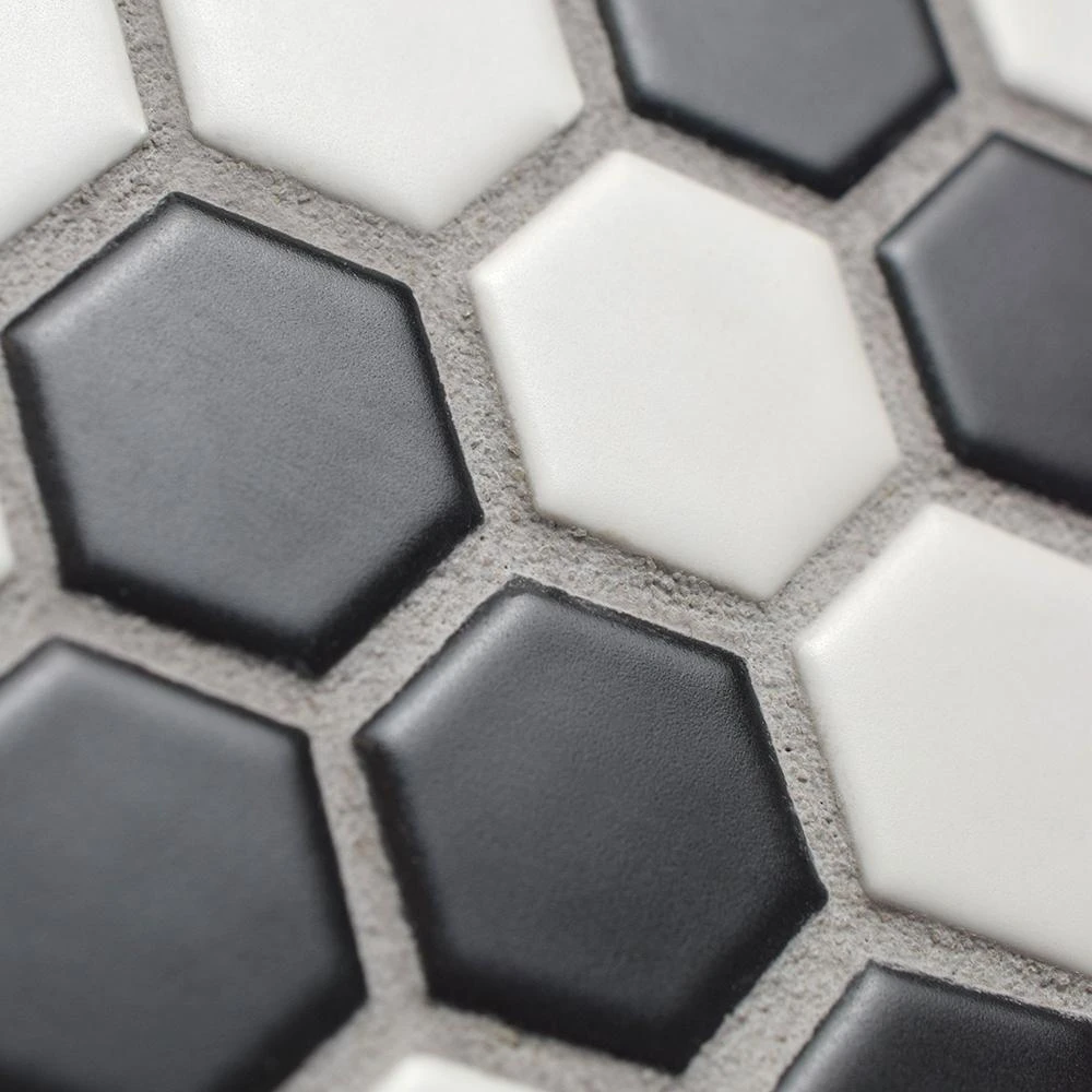 Merola Tile Metro Hex Matte White 10-1/4 In. X 11-7/8 In. X 5 Mm Porcelain Mosaic Tile (8.65 Sq. Ft. /Case) - Image 6