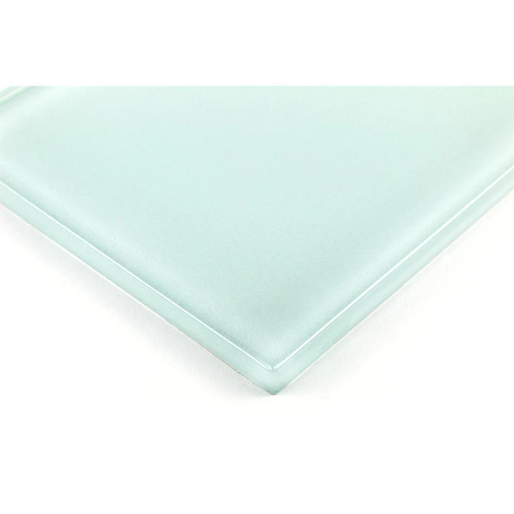 Ivy Hill Tile Contempo Seafoam 4 In. X 12 In. X 8mm Polished Glass Subway Wall Tile (1 Sq. Ft.) (15 Pieces 5 Sq.ft/Box) - Image 6