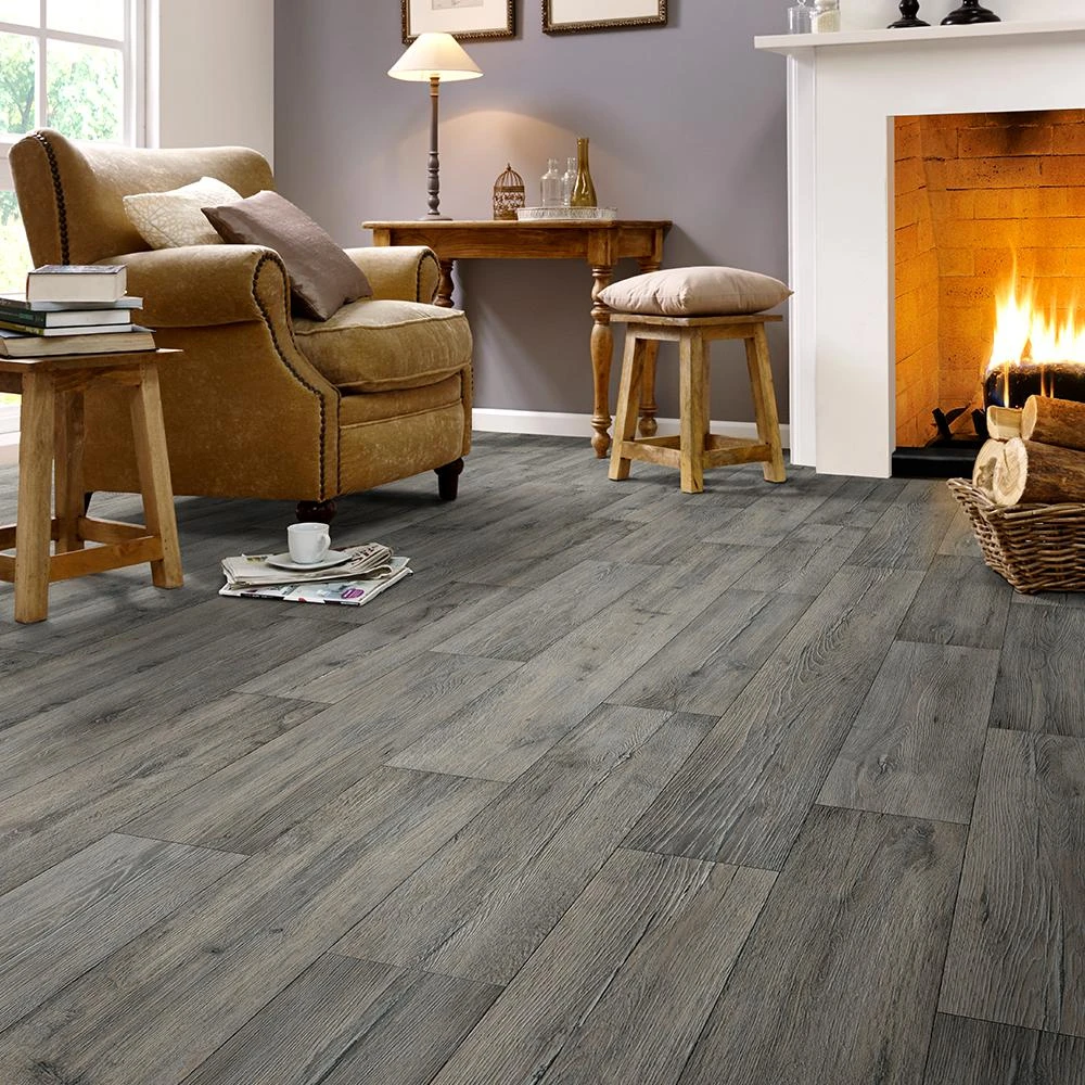 TrafficMASTER Barnwood Oak Grey Residential Vinyl Sheet, Sold By 13.2 Ft. Wide X Custom Length - Image 2