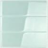 Ivy Hill Tile Contempo Seafoam 4 In. X 12 In. X 8mm Polished Glass Subway Wall Tile (1 Sq. Ft.) (15 Pieces 5 Sq.ft/Box)