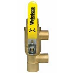 Webstone 1 In. X 1 In. Primary/Secondary Loop Purge Tee