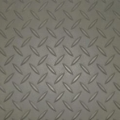 Diamond Deck 7.5 Ft. X 10 Ft. Pewter Textured PVC Floor Mat