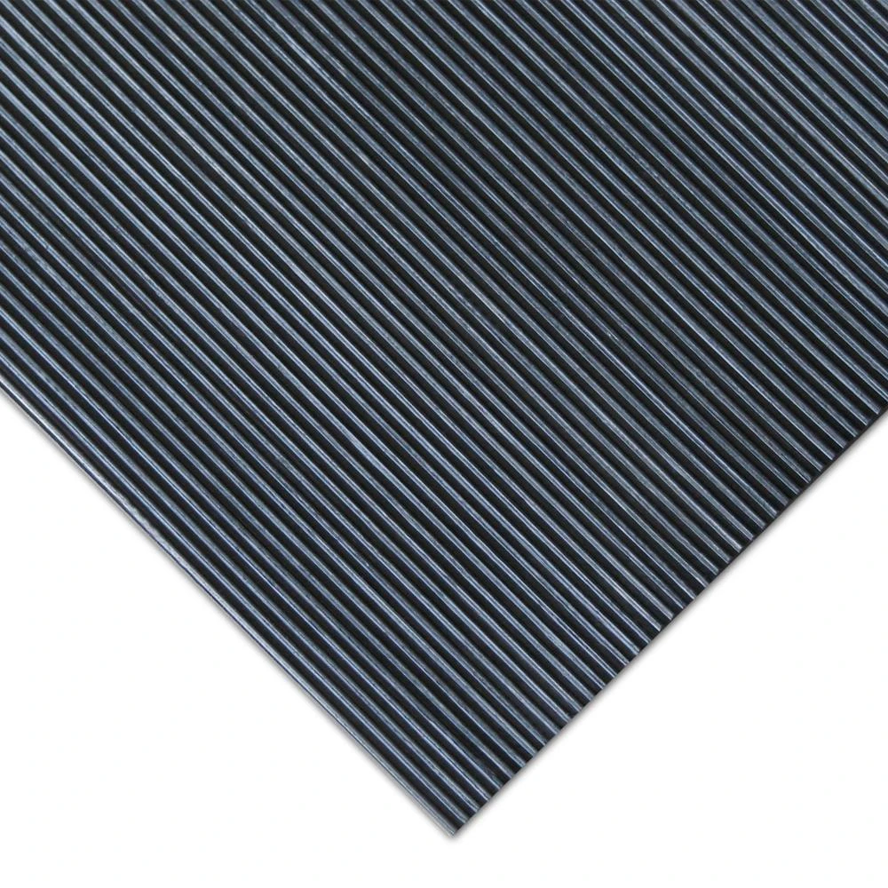 Rubber-Cal Corrugated Fine Rib 1/8 In. X 4 Ft. X 15 Ft. Rubber Runner