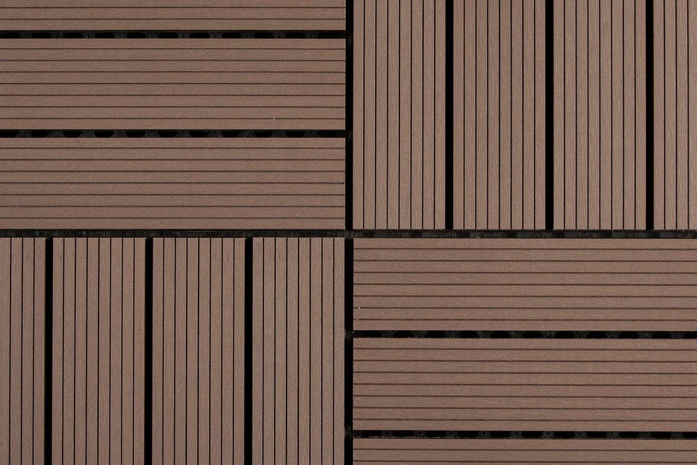 BuildDirect Brown 12" X 12" Interlocking Deck Tile (10sq. Ft. Per Box) - Image 3