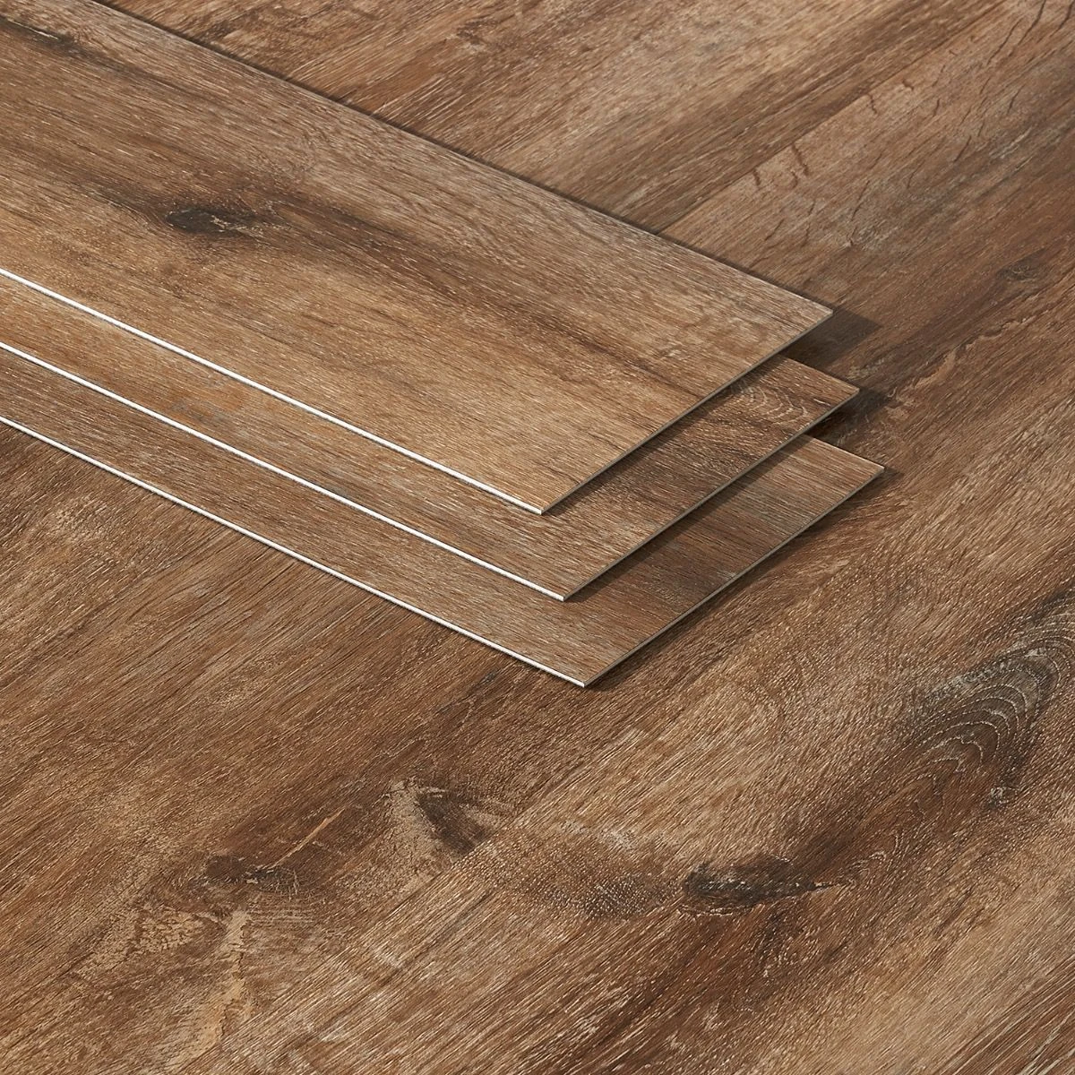 Artmore Tile Loseta Wood Look Aged Oak 6-in Wide X 2-1/2-mm Thick Waterproof Luxury Vinyl Plank Flooring (36-sq Ft) - Image 4