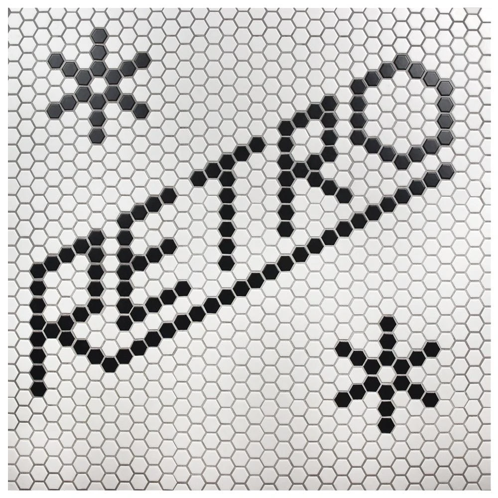 Merola Tile Metro Hex Matte White 10-1/4 In. X 11-7/8 In. X 5 Mm Porcelain Mosaic Tile (8.65 Sq. Ft. /Case) - Image 9