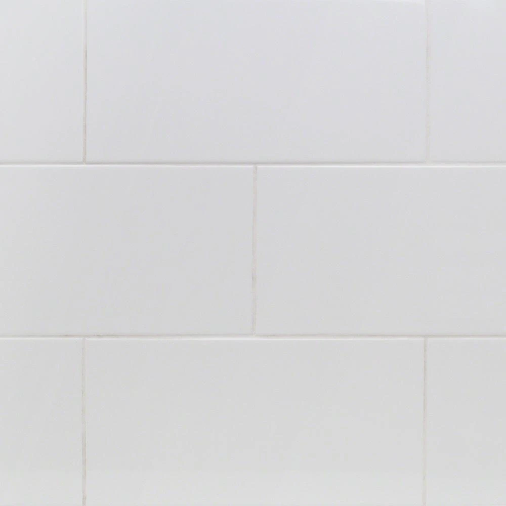 Ivy Hill Tile Essential White 8 In. X 16 In. X 8.5mm Polished Ceramic Wall Tile (25 Pieces / 21.52 Sq. Ft. / Box)