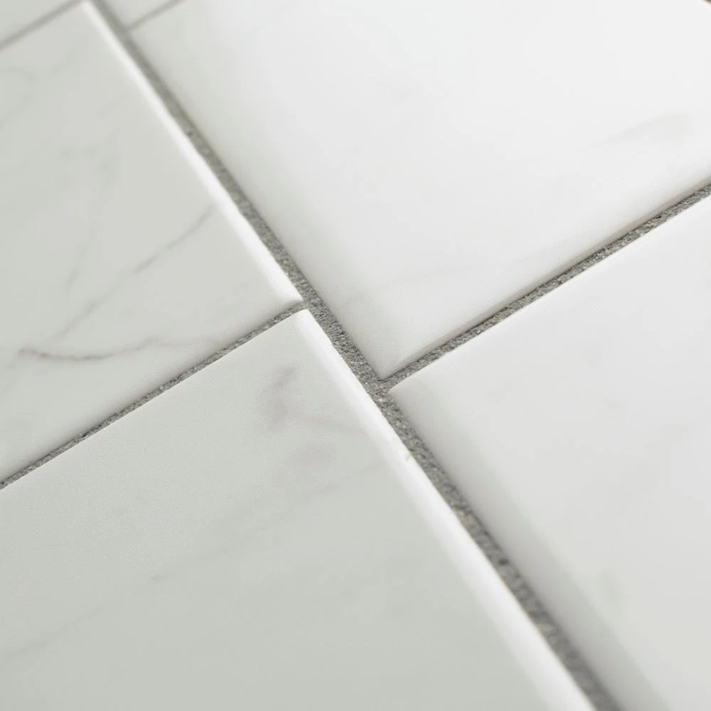 Merola Tile Classico Carrara Glossy 3 In. X 6 In. Ceramic Subway Wall Tile (6.03 Sq. Ft. / Case) - Image 7