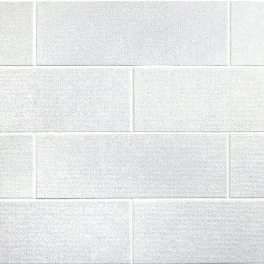Turbine White Canvas 4x12 Ceramic Tile - Image 3