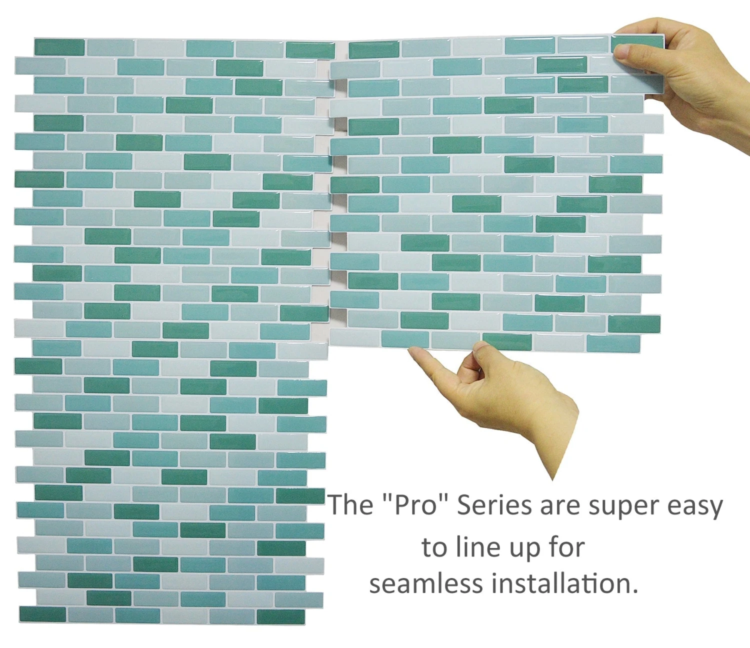 Crystiles Black, Deep Grey And Brushed Silver 12 In. X 12 In. Peel And Stick Vinyl Wall Tile Backsplash, "Pro" Series Thicker Version (4-Pack) - Image 10