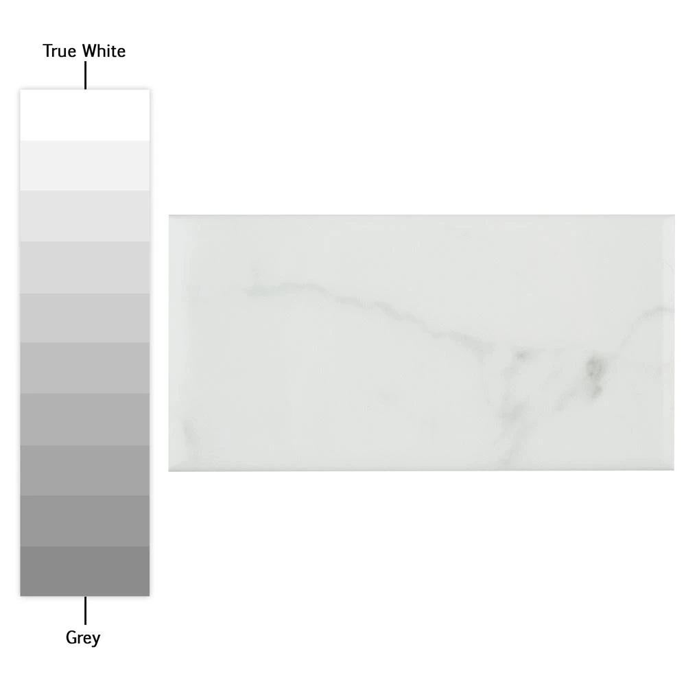 Merola Tile Classico Carrara Glossy 3 In. X 6 In. Ceramic Subway Wall Tile (6.03 Sq. Ft. / Case) - Image 11