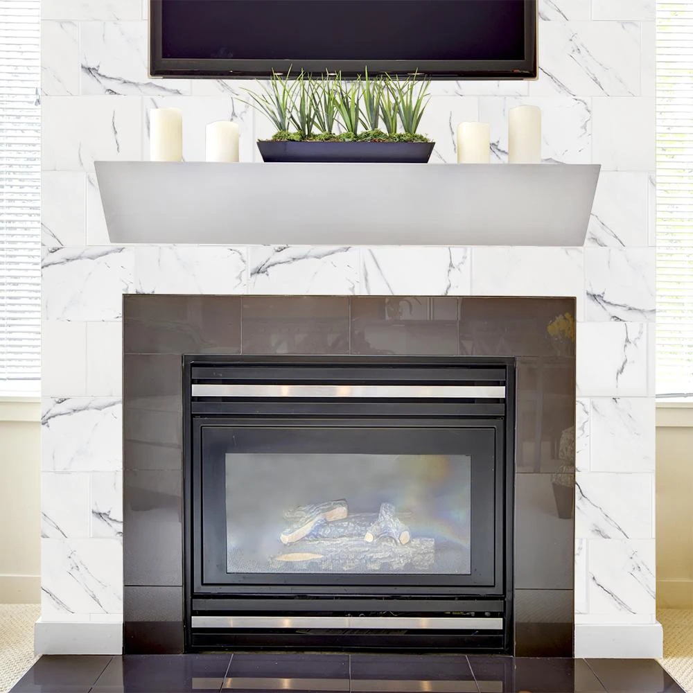 Jeffrey Court Carrara Inkjet White 8 In. X 12 In. Matte Ceramic Wall Tile (12 Sq. Ft. / Case) - Image 4