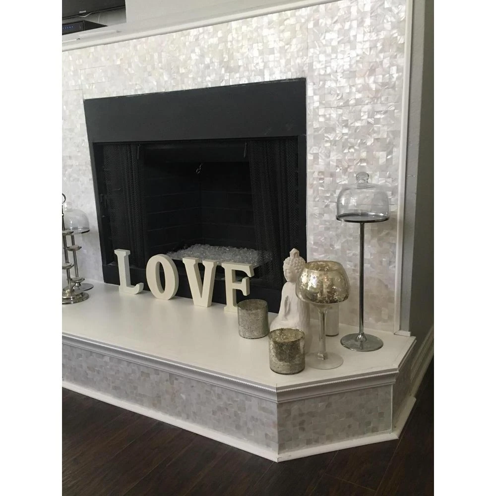 Art3d 12 In. X 12 In. Mother Of Pearl Shell Mosaic Tile Backsplash In White - Image 5