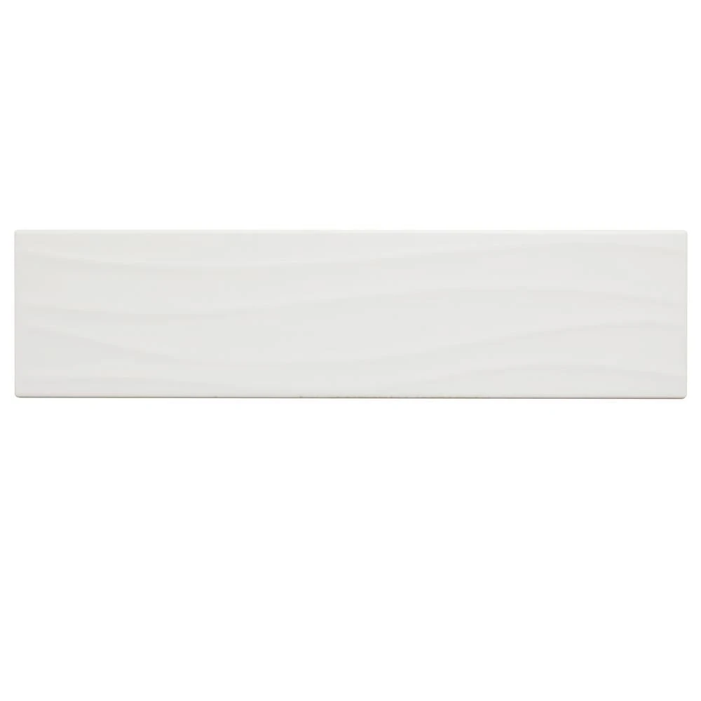 Daltile Restore Bright White 4 In. X 16 In. Ceramic Wavy Wall Tile (13.20 Sq. Ft. / Case) - Image 7