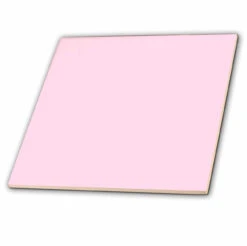 3dRose Pale Pink - Ceramic Tile, 6-inch