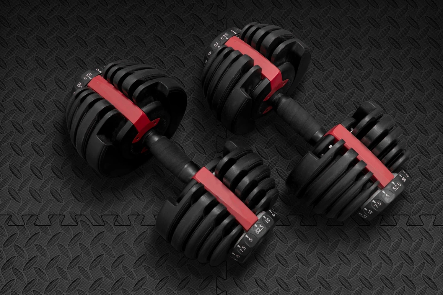 Norsk Black 24 In. X 24 In. EVA Foam Solid Color Diamond Plate Interlocking Tile (18-Tile) - Image 7