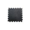 Mats Inc. Rubber Black Diamond Floor Tiles, 4 Tiles/10.75 Sq. Ft.