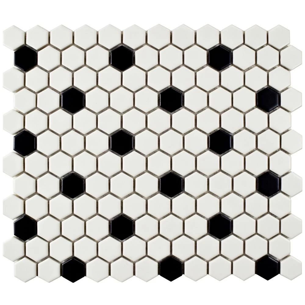 Merola Tile Metro Hex Matte White 10-1/4 In. X 11-7/8 In. X 5 Mm Porcelain Mosaic Tile (8.65 Sq. Ft. /Case) - Image 16