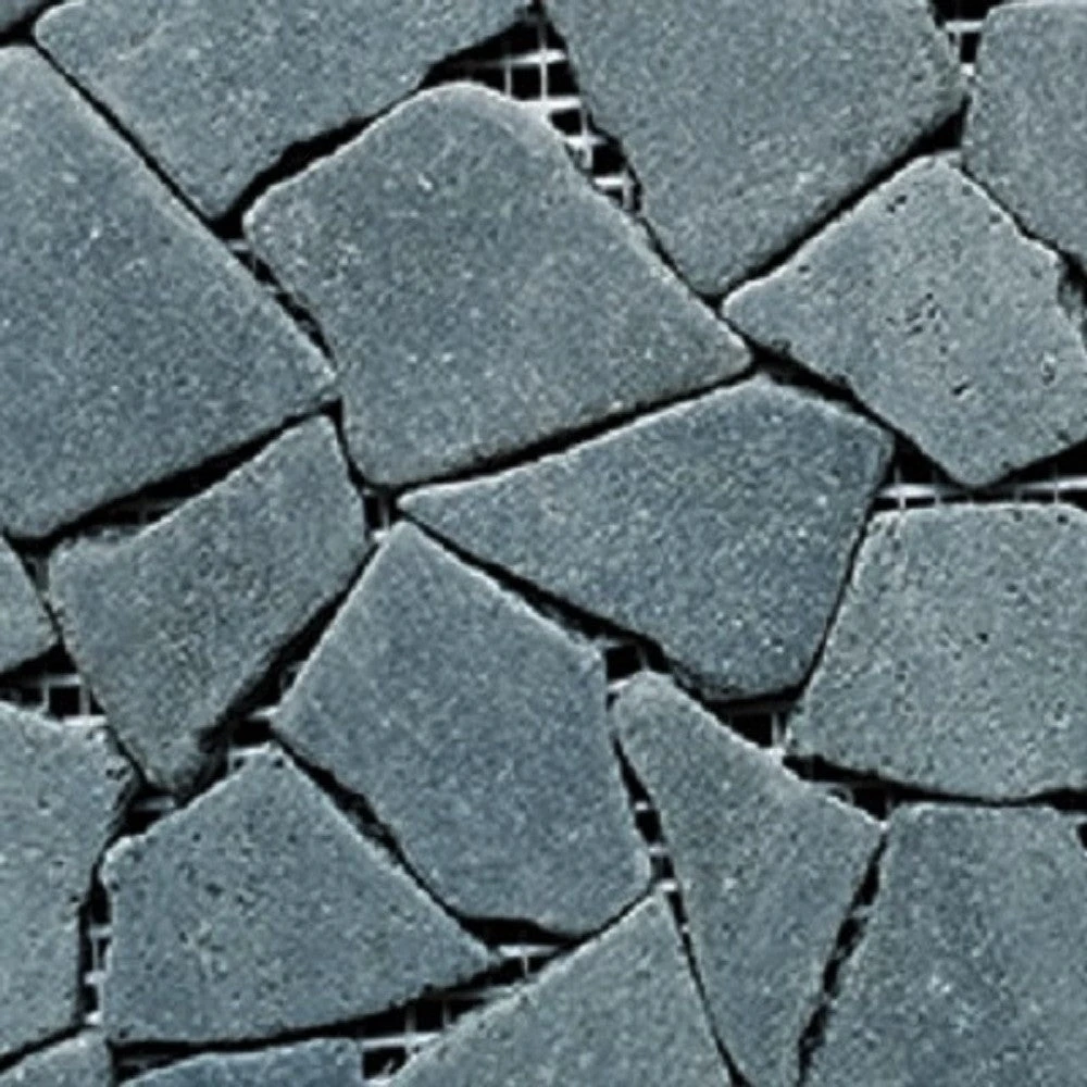 Rainforest Black Stone Mosaic Pebble Floor And Wall Tile 12"x12" (5.0 Sq. Ft. / Case) - Image 3