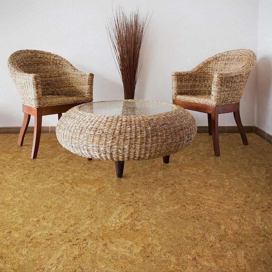 Perfection Floor Tile Classic Wood 6-Piece 20-in X 20-in Cork Luxury Vinyl Tile