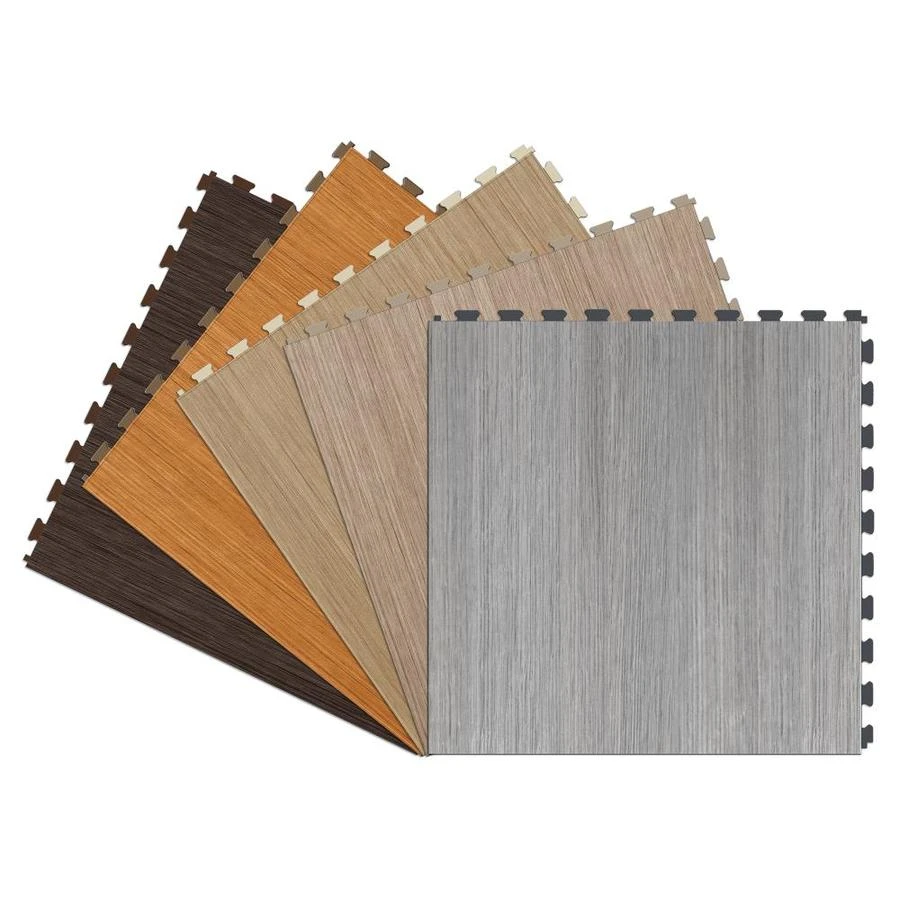Perfection Floor Tile Classic Wood 6-Piece 20-in X 20-in Cork Luxury Vinyl Tile - Image 4