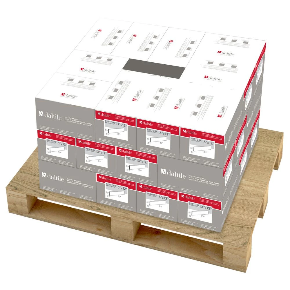 Daltile Restore 3 In. X 12 In. Ceramic Bright White Subway Tile (360 Sq. Ft. / Pallet) - Image 3