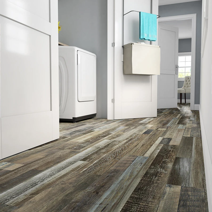 SMARTCORE 11-Piece 5-in X 48.03-in Monroe Oak Luxury Vinyl Plank Flooring - Image 4