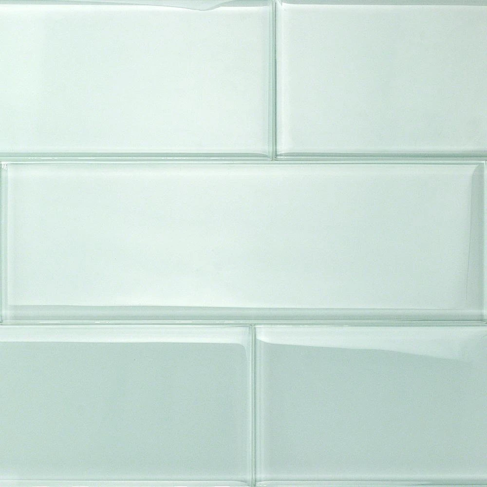 Ivy Hill Tile Contempo Seafoam 4 In. X 12 In. X 8mm Polished Glass Subway Wall Tile (1 Sq. Ft.) (15 Pieces 5 Sq.ft/Box) - Image 3