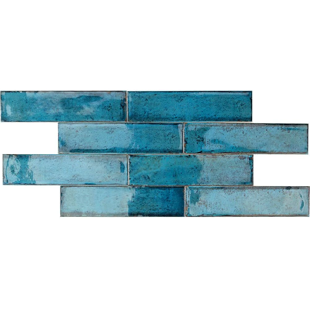 Ivy Hill Tile Moze Blue 3 In. X 12 In. 9 Mm Ceramic Wall Tile (22-piece 5.38 Sq. Ft./ Box) - Image 6