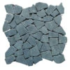 Rainforest Black Stone Mosaic Pebble Floor And Wall Tile 12"x12" (5.0 Sq. Ft. / Case)