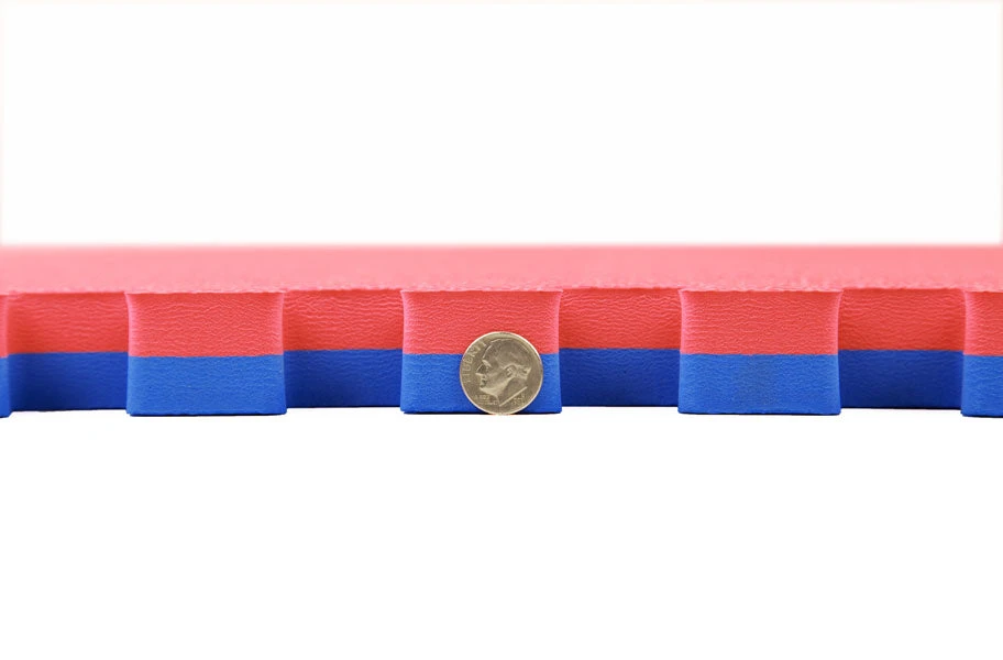 FlooringInc MMA Mats 2'x2' Tiles Great For Wrestling And Home Gym Flooring (20 Pack Black Grey) - Image 3