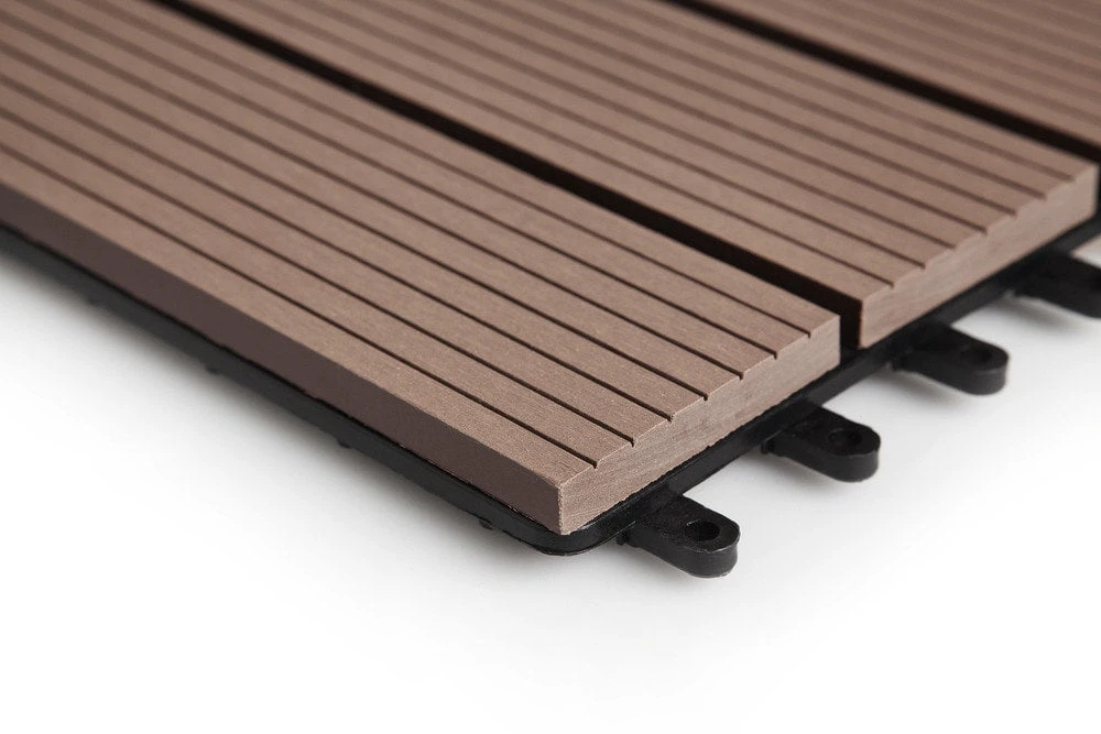 BuildDirect Brown 12" X 12" Interlocking Deck Tile (10sq. Ft. Per Box) - Image 7