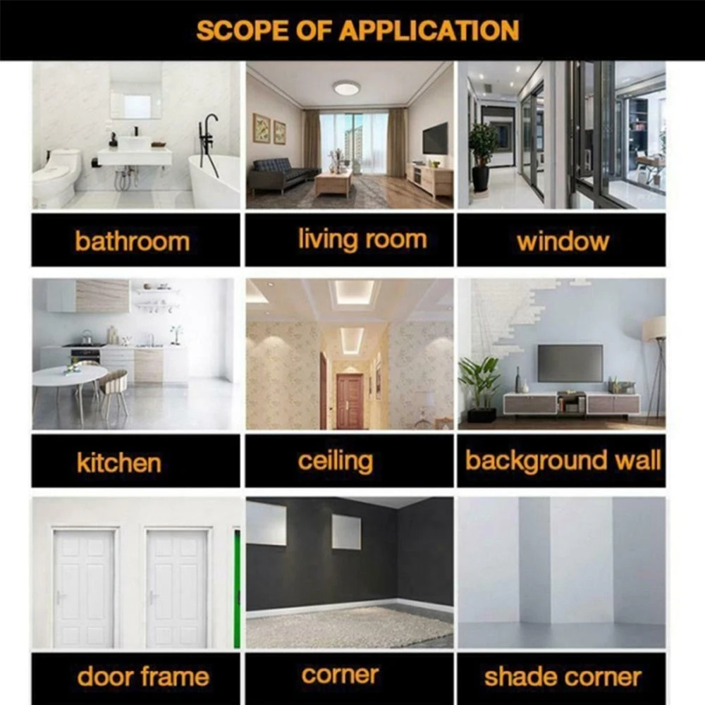 1 Roll Ceramic Tile Mildewproof Gap Tape Kitchen Ceramic Self Dhesive Waterproof Tape Home Supplies - Image 7