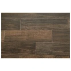 Daltile Brentwood Walnut 6 In. X 24 In. Glazed Porcelain Floor And Wall Tile (14.55 Sq. Ft. / Case)