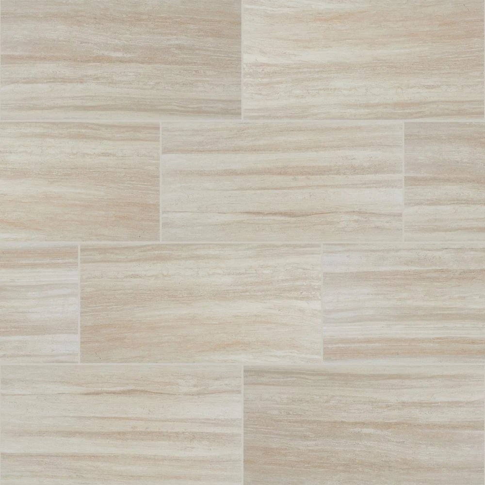 Daltile QuicTile 12 In. X 24 In. Calacatta Marble Polished Porcelain Locking Floor Tile (9.6 Sq. Ft. / Case) - Image 15