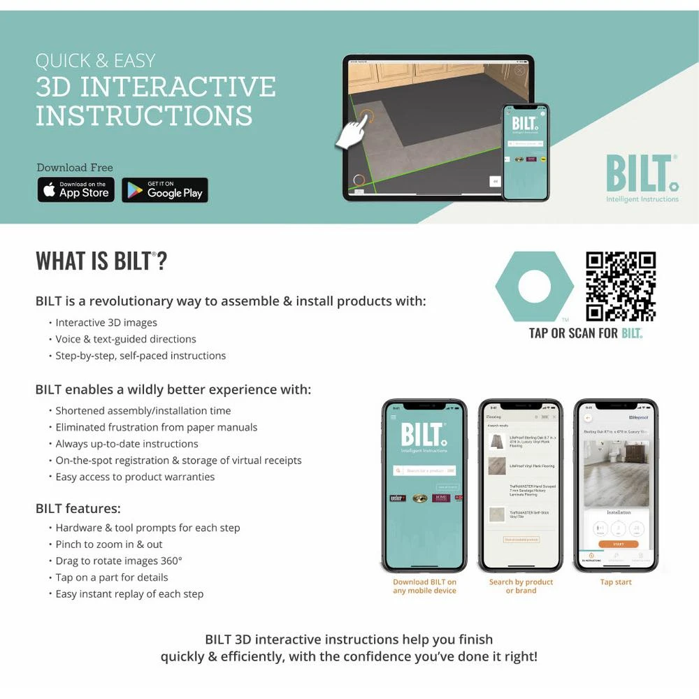 Armstrong Walnut Hill Sand 12 In. X 12 In. Residential Peel And Stick Vinyl Tile Flooring (45 Sq. Ft. / Case) - Image 4