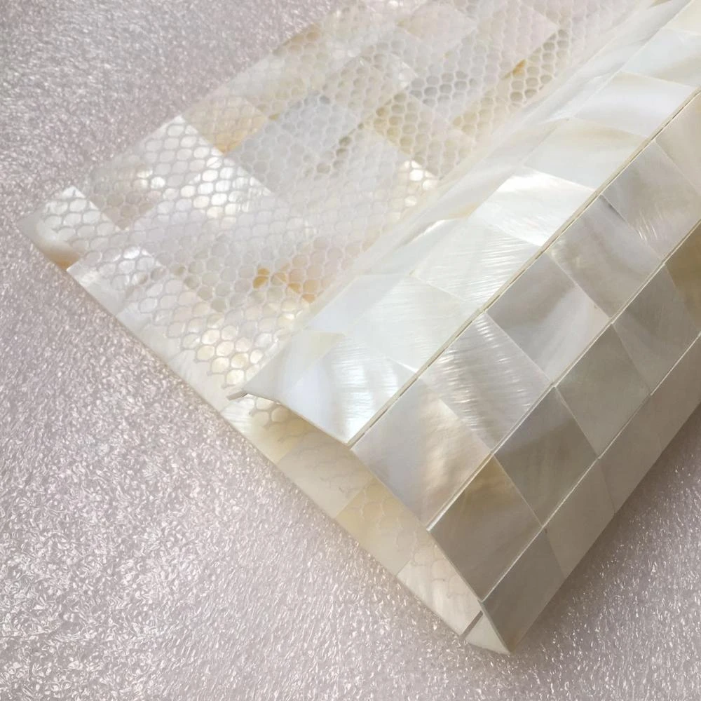 Art3d 12 In. X 12 In. Mother Of Pearl Shell Mosaic Tile Backsplash In White - Image 3