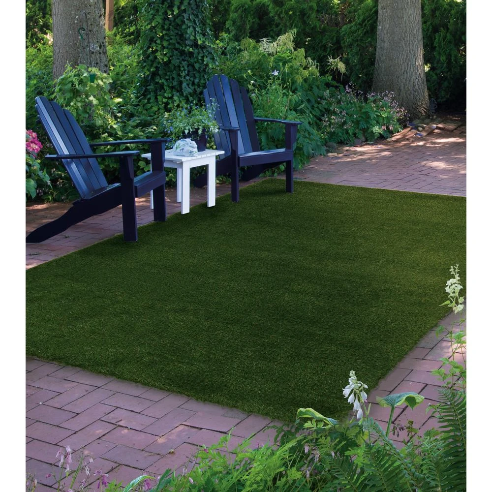 Foss Green Landscape 6 Ft. X 8 Ft. Artificial Grass Rug - Image 2